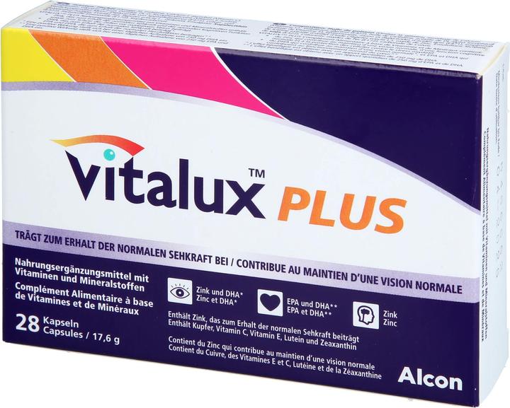Vitalux Plus Kaps (28 Stück, Kapseln, 33 g)