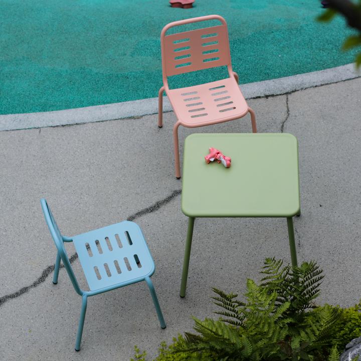 Image du produit Casa.Pro Kindersitzgruppe Etroubles 3-tlg. Stahl Mehrfarbig