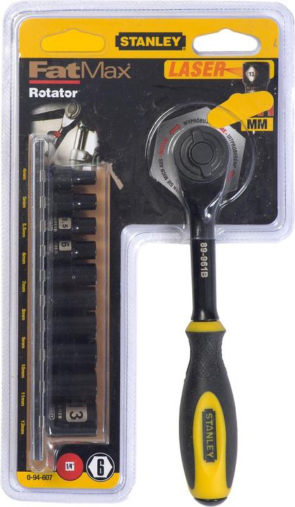 Produktbild Stanley Rotator Umschaltknarre (13 mm, 5 mm, 11 mm, 8 mm, 6 mm, 9 mm, 7 mm, 5.5 mm, 4 mm, 10 mm)