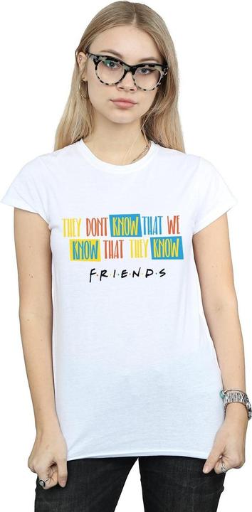 Immagine prodotto Friends They Don't Know Script Maglietta Donna (XL)