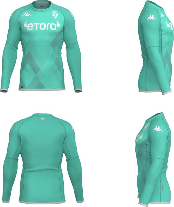 Immagine prodotto Kappa Maglia gara portiere a maniche lunghe AS Monaco Kombat Pro 2022/23 (XL)