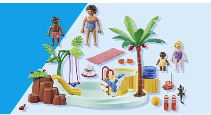 Actual product image Playmobil Children's pool with whirlpool (71529, Playmobil My Life)