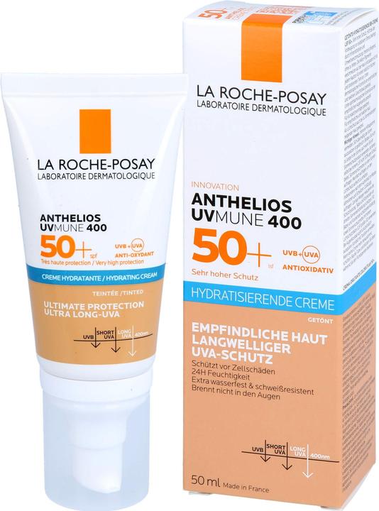 Produktbild La Roche Posay Anthelios Hydratisierende BB 50+ (Sonnencreme Gesicht, SPF 50+, 50 ml, 77 g)