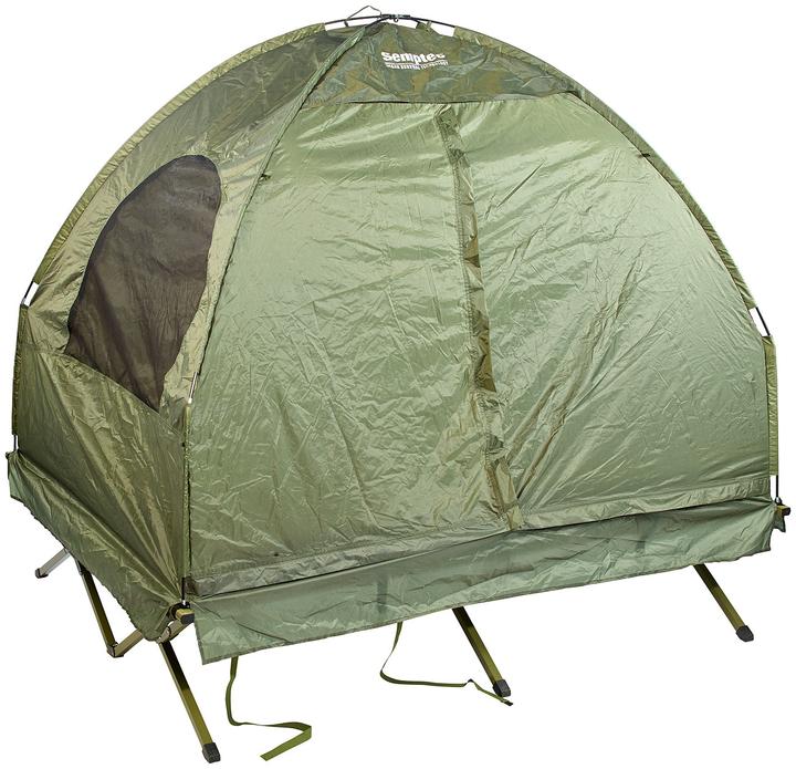 Immagine prodotto Semptec Tenda matrimoniale 4in1 con 2 sacchi a pelo, materassino, lettino e cuscino (Tenda a cupola, 22.20 kg, 2 persone)