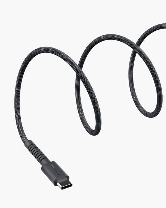 Produktbild Fresh'N Rebel Fresh 'n Rebel USB-A zu USB-C silicon geflochtenes Kabel "FlexWave" 70cm, Storm Grey (0.70 m, 18 W)