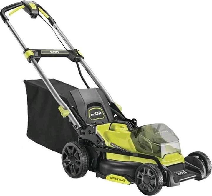 Actual product image Ryobi Cordless lawn mower2x18V4Ah, cutting width 40 cm (Rechargeable battery operated)