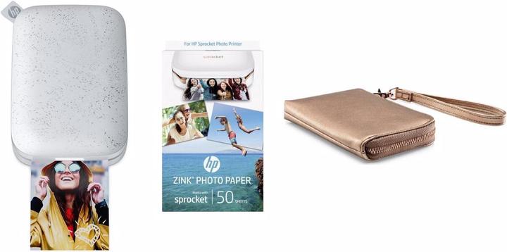 Image du produit HP Sprocket 200 + papier photo + Sprocket Wallet Gold