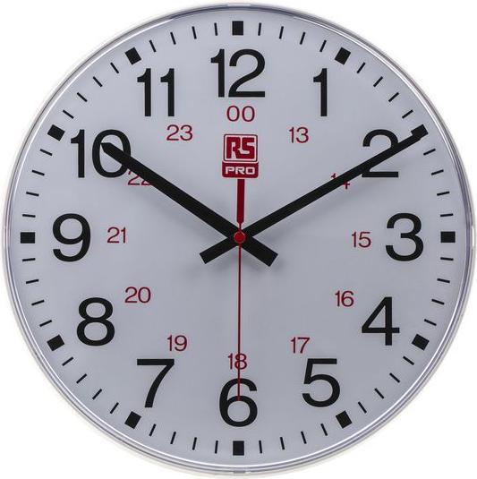 Actual product image Rs Pro 30cm 24 hour Quartz Wall Clock (30 cm)