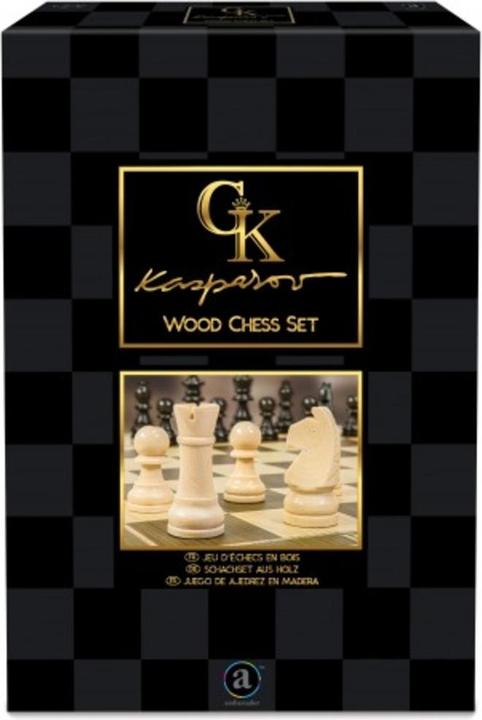 Produktbild Jackpot Kasparov: Wood Chess Set (36.5 cm)