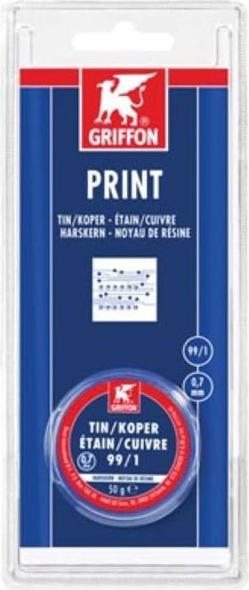 Griffon Solder Wire For Printed Circuit Boards - Tin/Copper - 99/1 (Soldering torch head)