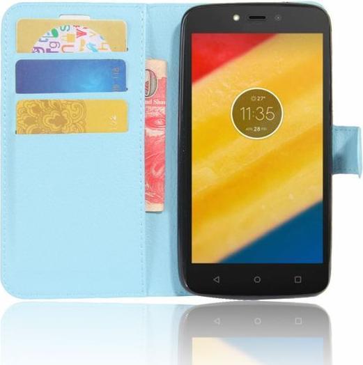 Image du produit MU Classic Housse en cuir avec texture litchi (Motorola Moto C Plus)