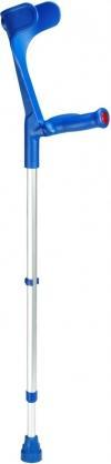 Actual product image Ossenberg Crutch anatomical soft combi blue 140kg clip