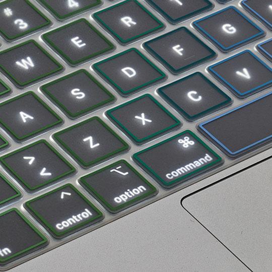 Produktbild Philbert Design Transparent/Rainbow Keyboard Cover – MacBook Pro 13″ | 16″