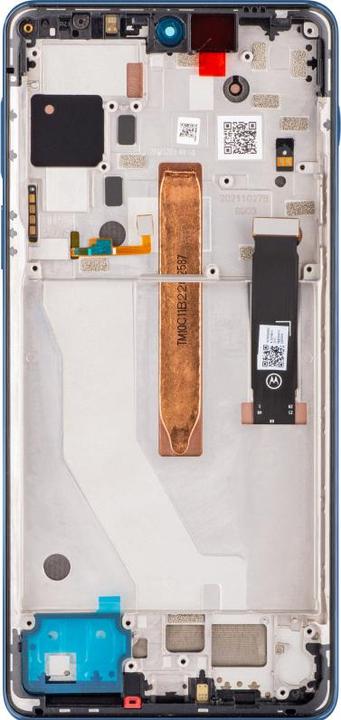 Produktbild Motorola Display Unit für Edge 20 Pro, blau Vegan Leather (Display)