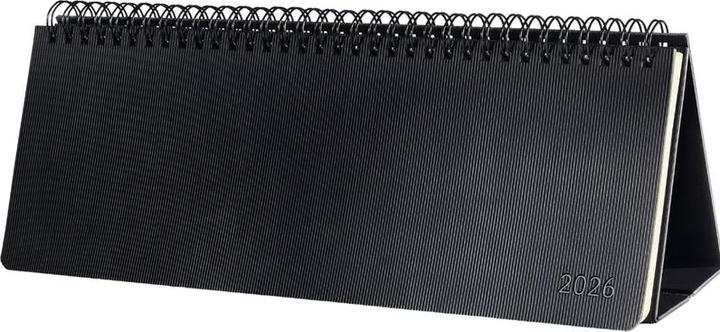 Sigel Tisch-Querkalender Conceptum 30 x 14,3 cm, 2026, Schwarz (Tedesco, Francese, Olandese, Inglese)