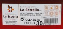 Produktbild Esmaltaciones La Estrella hoher topf mit deckel 30cm 16l feuer