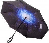 IKO Regenschirm d=105cm stehend, schwarz mit Universum