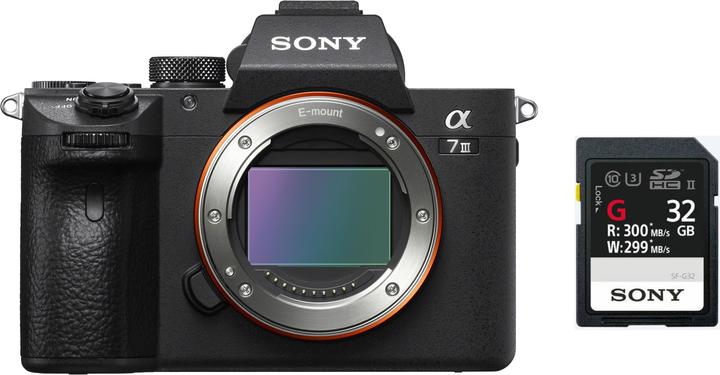 Sony Alpha a7 III body incl. 32GB SD card