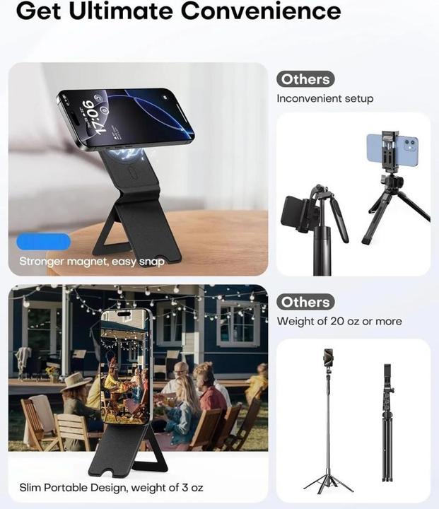 Immagine prodotto Screenguard Flat Magnetic Folding Stand iPhone Halterung faltbar