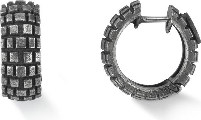 Bikergold Kreolen Tire Cross (Silber 925)