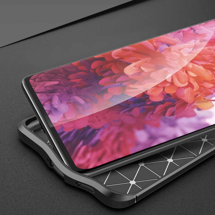 Produktbild Cadorabo TPU Cover Kunstleder Struktur (Samsung Galaxy S21 Ultra)