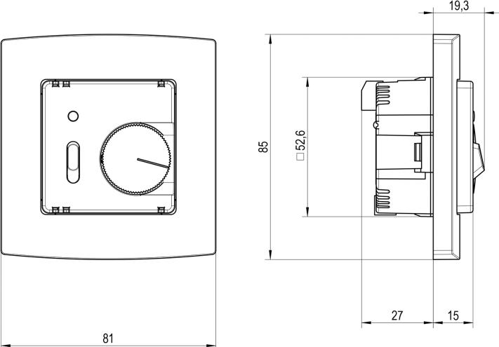 Produktbild ALRE Fussbodentemperaturregler