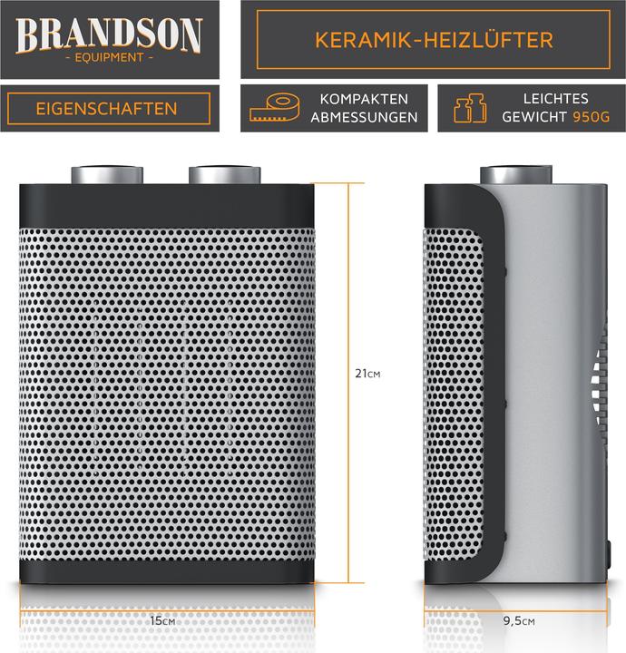 Image du produit Brandson Aérotherme (1500 W)