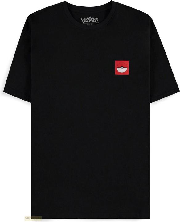 Actual product image Difuzed Pokémon - Gengar Block Print Men's Short Sleeved T-shirt - L (L)