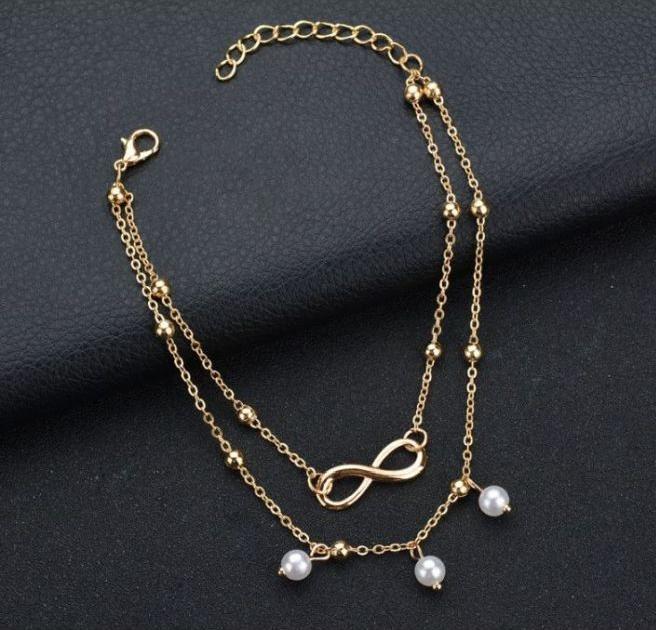 MU Style Taylor Series Fusskette (Perle)