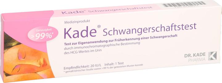 Actual product image Dr. Kade Pharma Kade pregnancy test, 1 pc TES (1 x)