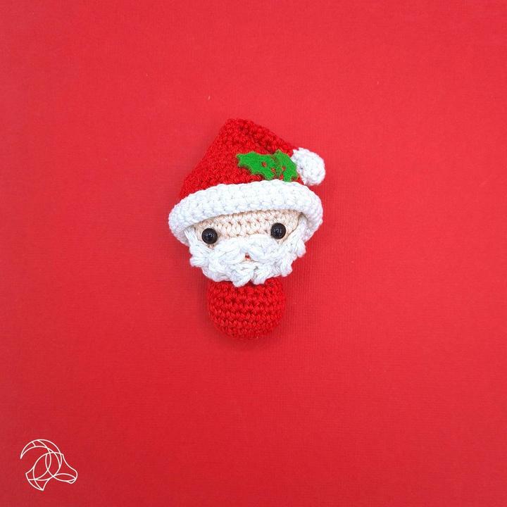 Produktbild Hardicraft Mini Weihnachtsmann - Häkelset