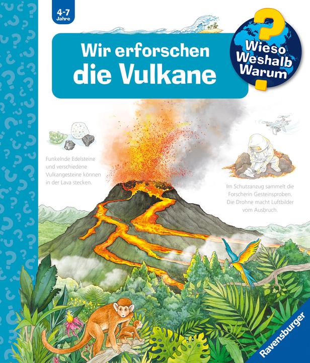 Image du produit Ravensburger Wieso? Weshalb? Warum?, Band 4: Wir erforschen die Vulkane (Allemand, Silke Voigt Silke Voigt, Sandra Noa, 2024)