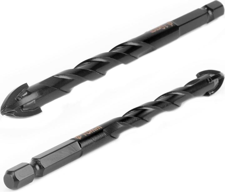 Produktbild Stahlwerk Glasbohrer | Fliesenbohrer | Keramikbohrer 10er Set 4, 5, 6, 8, 10 mm (4, 5, 6, 8, 10 mm)