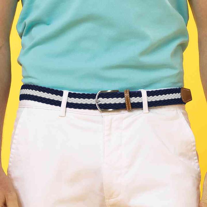 Produktbild Asquith & Fox 2 Farben Streifen Stretch Gürtel (One Size)