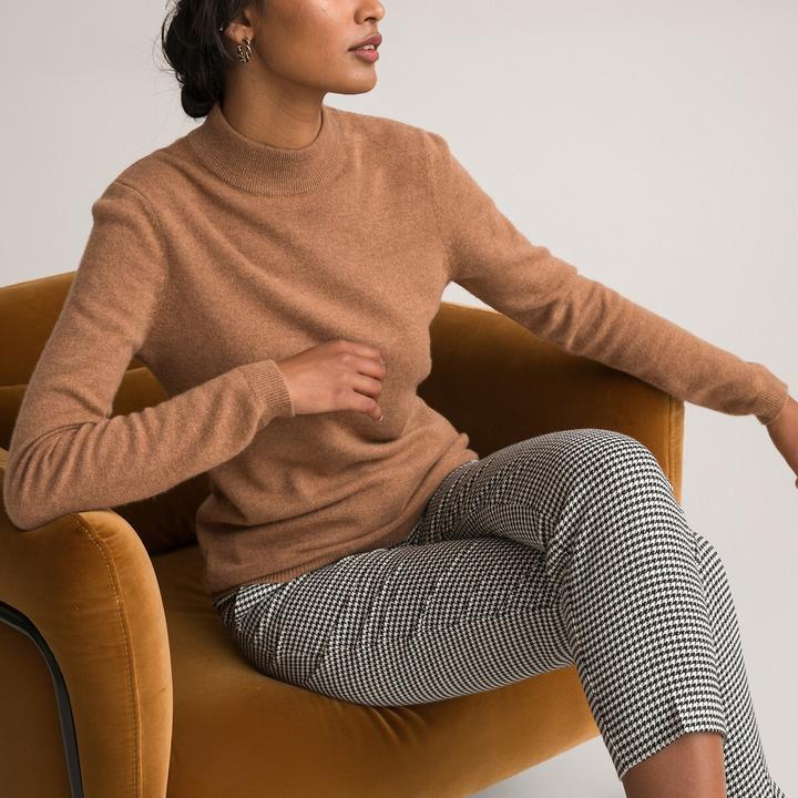 Actual product image Anne Weyburn Stand-up collar jumper (36, 38)