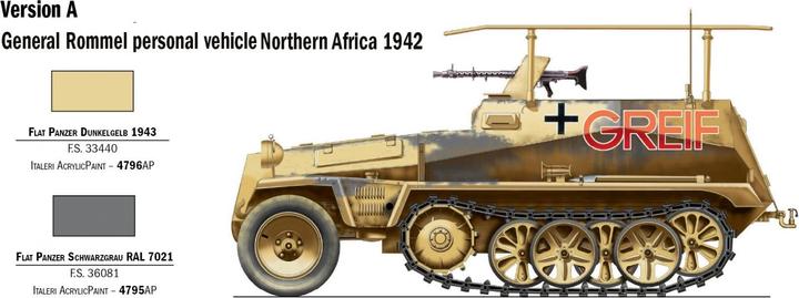 Actual product image 1:72 Sd. Kfz 250/3