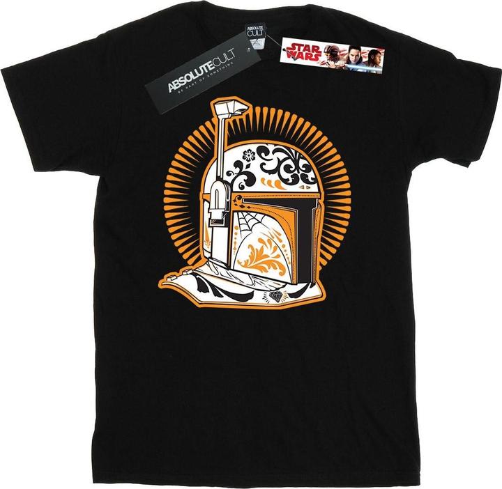 Star Wars Boba Fett Dia De Los Muertos TShirt (L)