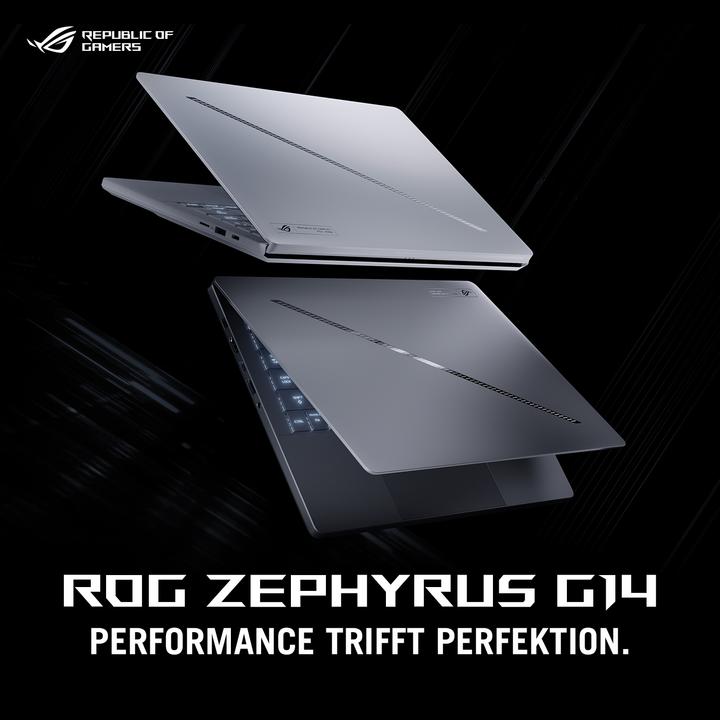 Produktbild ASUS ROG Zephyrus G14 (14", AMD Ryzen 9 270, 16 GB, 1000 GB, DE)