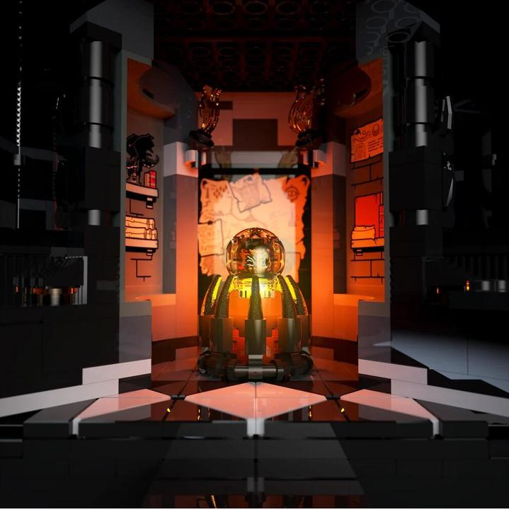 Actual product image Light my bricks LMB 2.0 LEGO 10333 The Lord of the Rings: Barad-dûr Light Kit