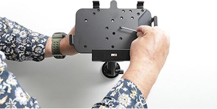 Actual product image Brodit 710318 Device holder Zebra ET4x 8"