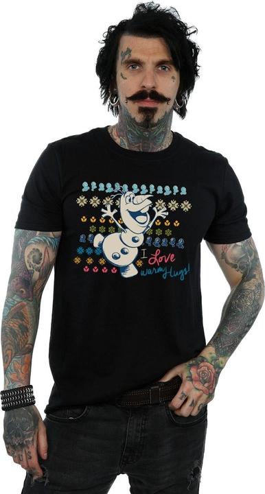 Immagine prodotto Disney Frozen I Love Warm Hugs Maglietta Uomo (4XL)