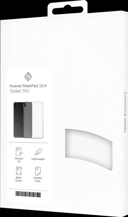 Actual product image Cazy Silicone Case Compatible with Huawei MatePad 10.4 - Soft TPU Protection - Transparent (Huawei MatePad 10.4)