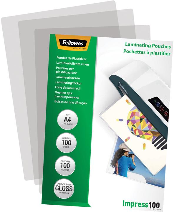 Actual product image Fellowes Imprint 100 (A4, 100 Piece, 100 µm)