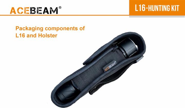 Produktbild AceBeam L16 Jagdset mit 2000 Lumen