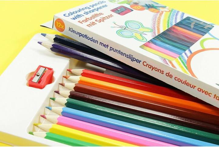 Produktbild Topwrite Farbstifte 12tlg mit Spitzer (Mehrfarbig, 12 x)