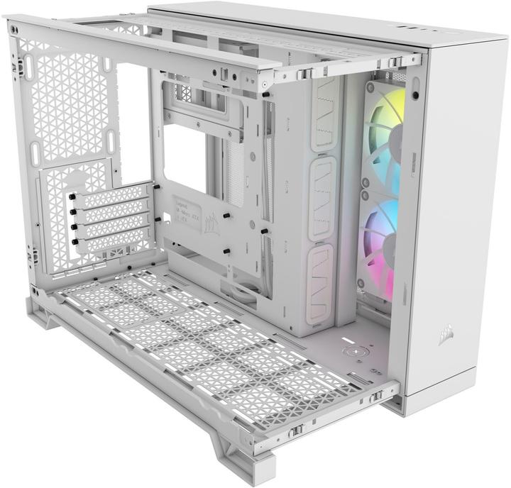 Actual product image Corsair Case iCUE 2500X RGB Midi TG white (mATX)