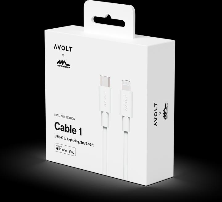 Produktbild Avolt USB C — Lightning (2 m, 60 W)