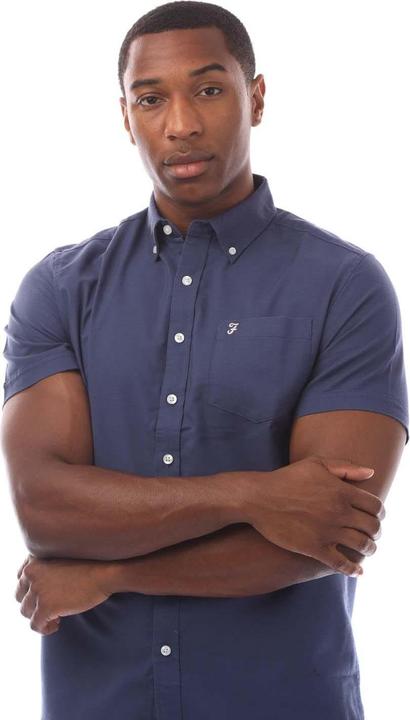 Actual product image Farah Mens Drayton Short-Sleeved Shirt (S)