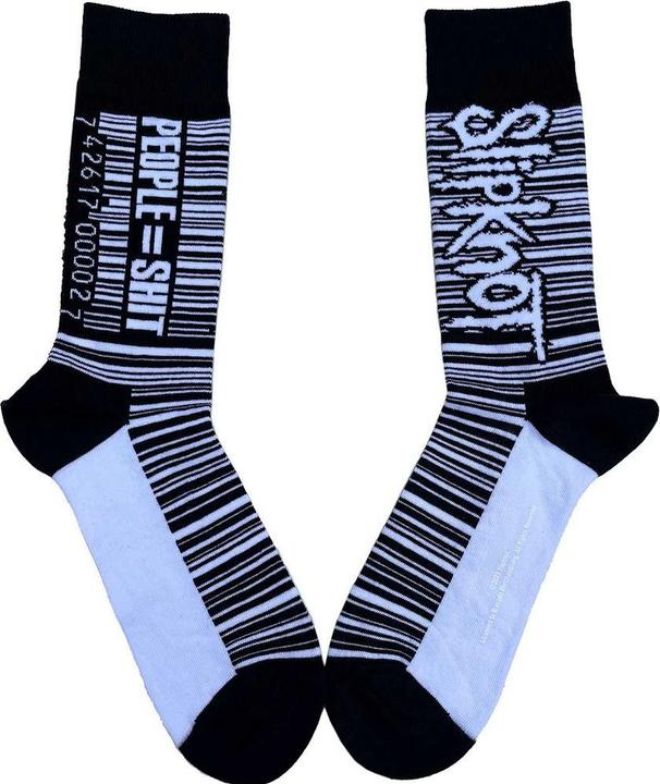 Slipknot Unisex Adult Barcode Socks (40.5 - 45.5)