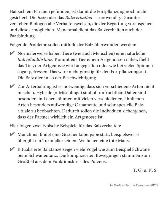 Actual product image Harenberg Die Welt erklärt für Dummies Tagesabreisskalender 2026 (Hardcover, German)